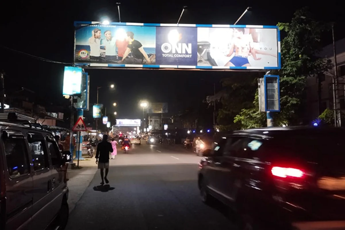 Malbazar - Board 01 - Near Mal Adarsha Vidyalaya - View 2 (48'X10', FRONT-LIT, Both Side)
