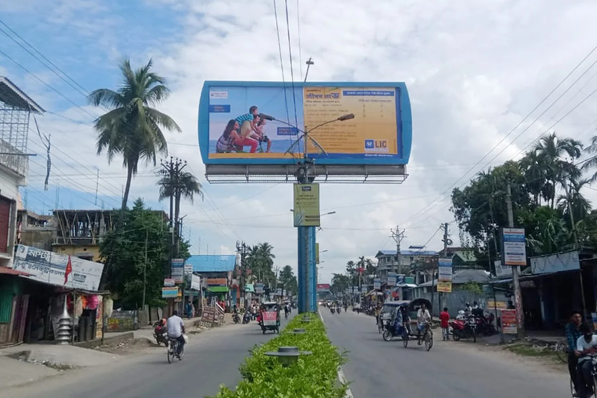 Dhupguri - Board 03 - DHUPGURI - MADHYAPARA - View 1 (25'X10', FRONT-LIT, Both Side)